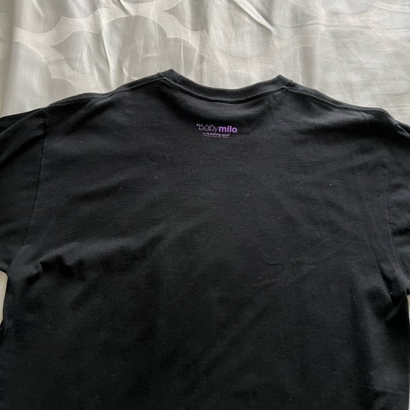Men’s Bathing Ape Baby Milo t-shirt XL in black and purple - Picture 4 of 6